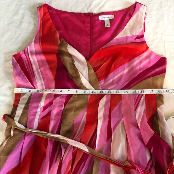 Dressbarn Midi Sleeveless Dress Sz 16 - Picture 8 of 10